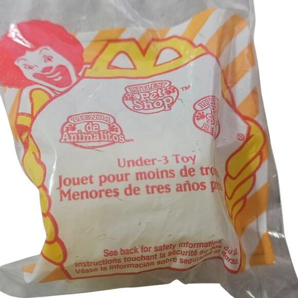 1996 McDonalds Littlest Pet Shop Under 3 New in Package - Picture 1 of 2